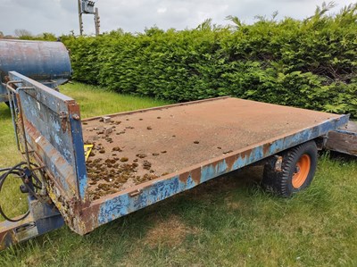 Lot 126 - Wootton Flat Bed Tipping Trailer