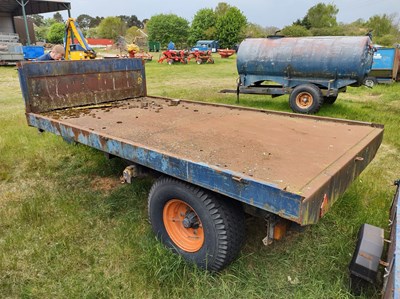 Lot 126 - Wootton Flat Bed Tipping Trailer