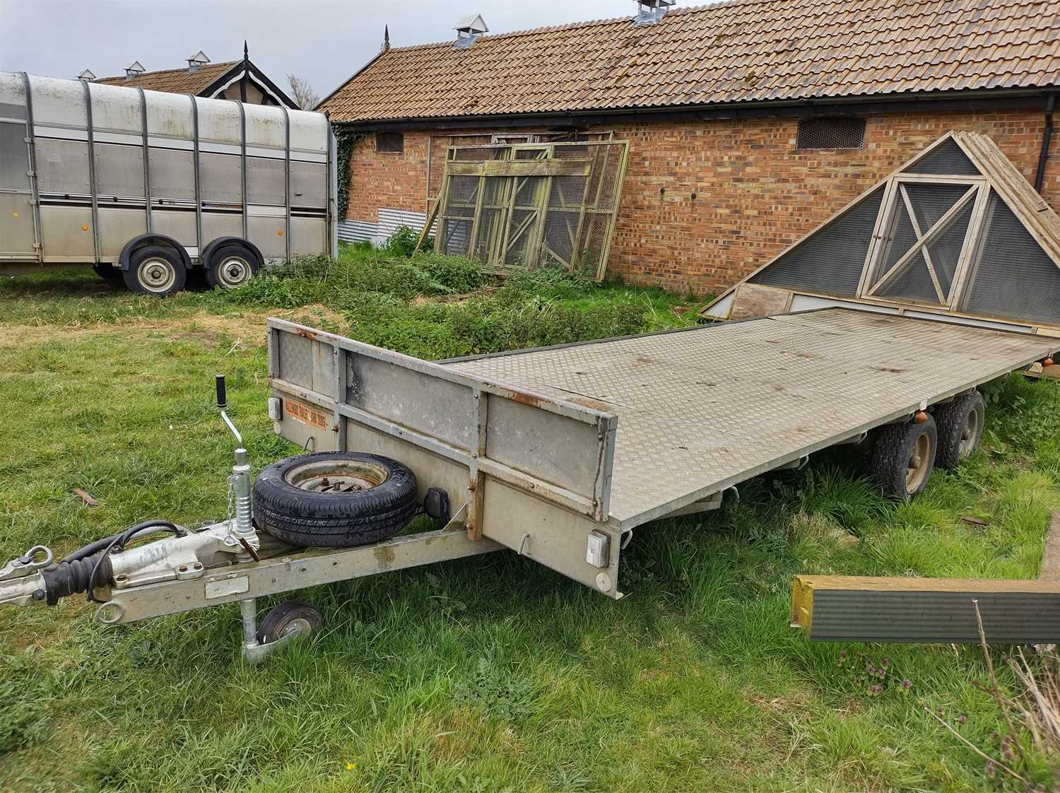 Lot 124 - Dual Axle Flatbed Trailer - NO VAT