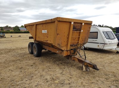 Lot 136 - Richard Western 10t High Tip Muck Trailer