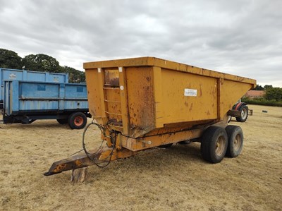 Lot 136 - Richard Western 10t High Tip Muck Trailer