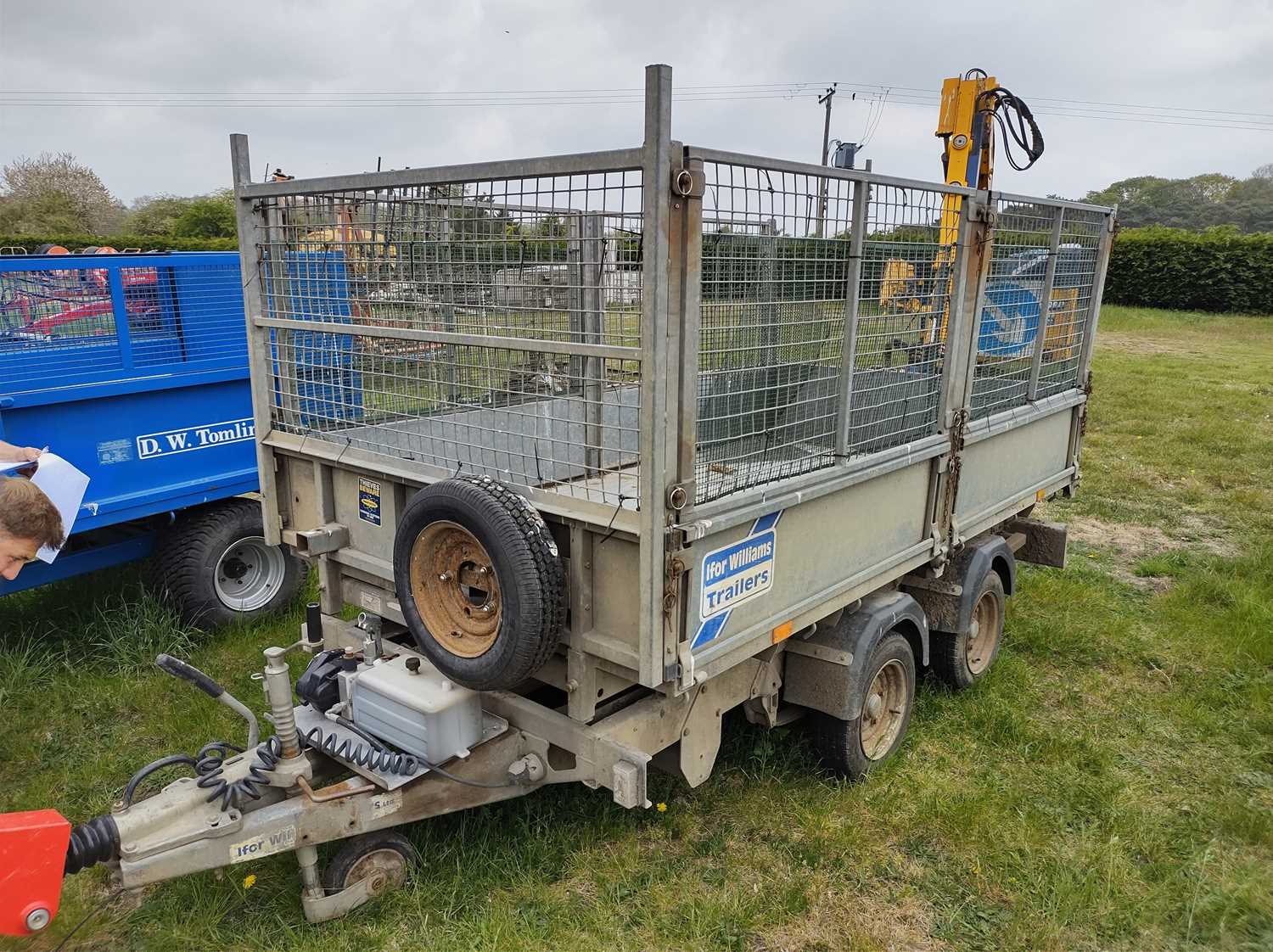 Lot 122 - Ifor Williams TT105G High Sided Tipping Trailer