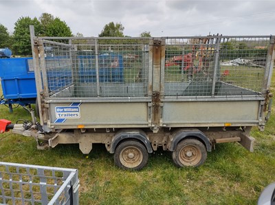 Lot 122 - Ifor Williams TT105G High Sided Tipping Trailer