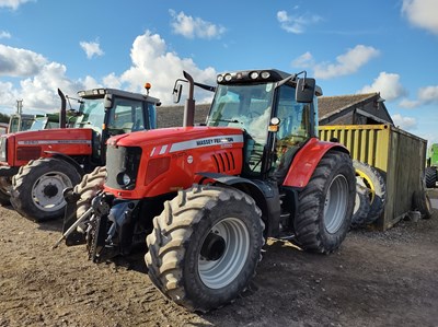 Lot 89 - Massey Ferguson 6480 Dyna-6 Tractor with Front...