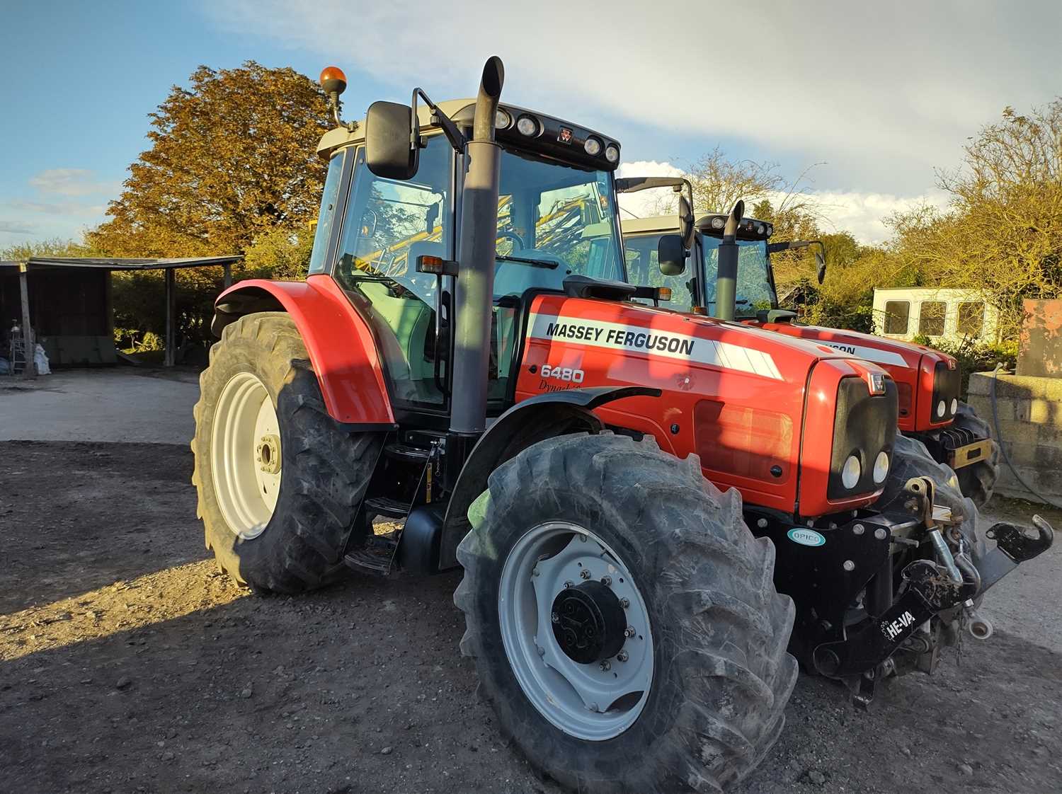 Lot 90 - Massey Ferguson 6480 Dynashift Tractor with...