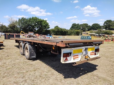 Lot 268 - 32ft Flatbed lorry trailer on air brakes