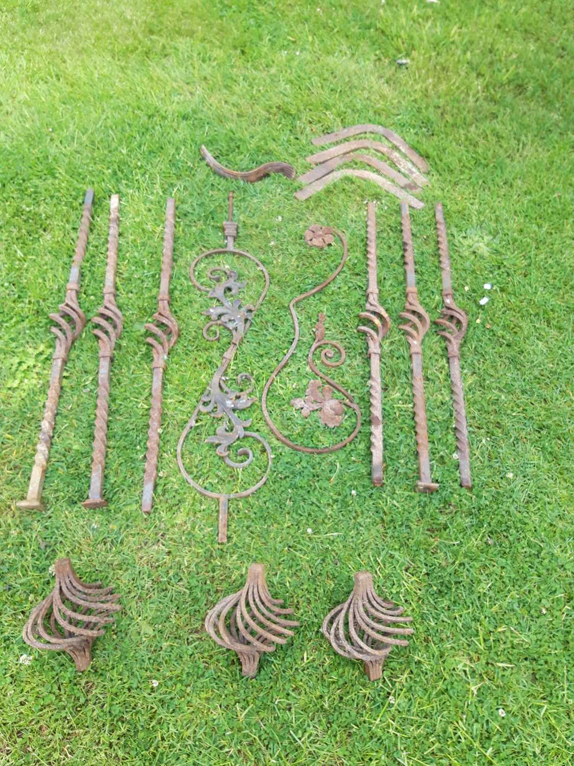 Lot 493 - Selection of decorative iron work