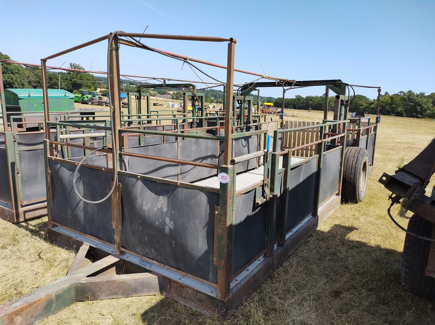 Lot 453 - Stock Trailer 24ft x 8ft (Metal Floor well maintained) will hold 18 to 20 sows