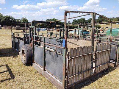 Lot 453 - Stock Trailer 24ft x 8ft (Metal Floor well maintained) will hold 18 to 20 sows