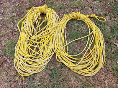 Lot 68 - 2 x Yellow ropes