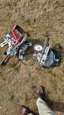 Lot 89 - 2 x Compound saws, spare or repair