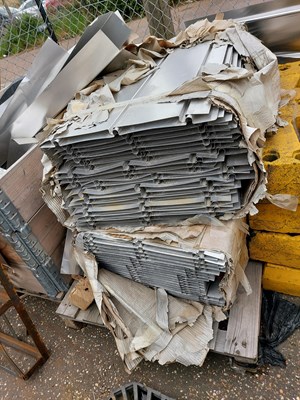 Lot 91 - Alluminium plates (Diffusion) 6 x pallets
