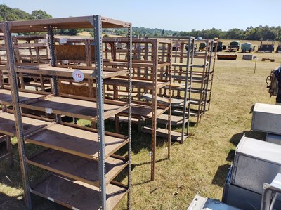 Lot 112 - Qty of Shelving x 5