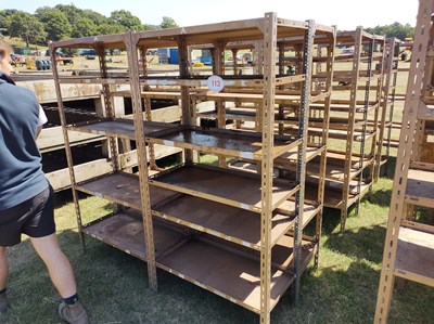 Lot 113 - Qty of Shelving x 5