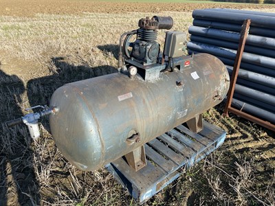 Lot 158 - 500l Air Tank Missing Motor