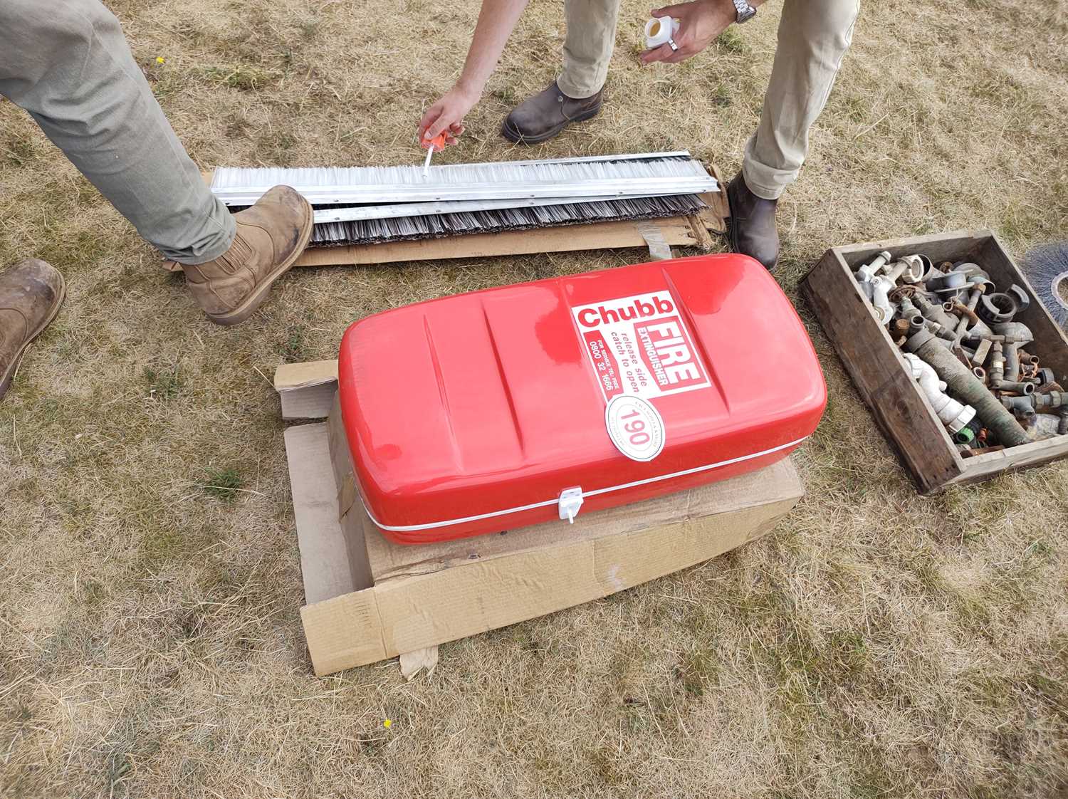 Lot 190 - New Fire Extinguisher Box