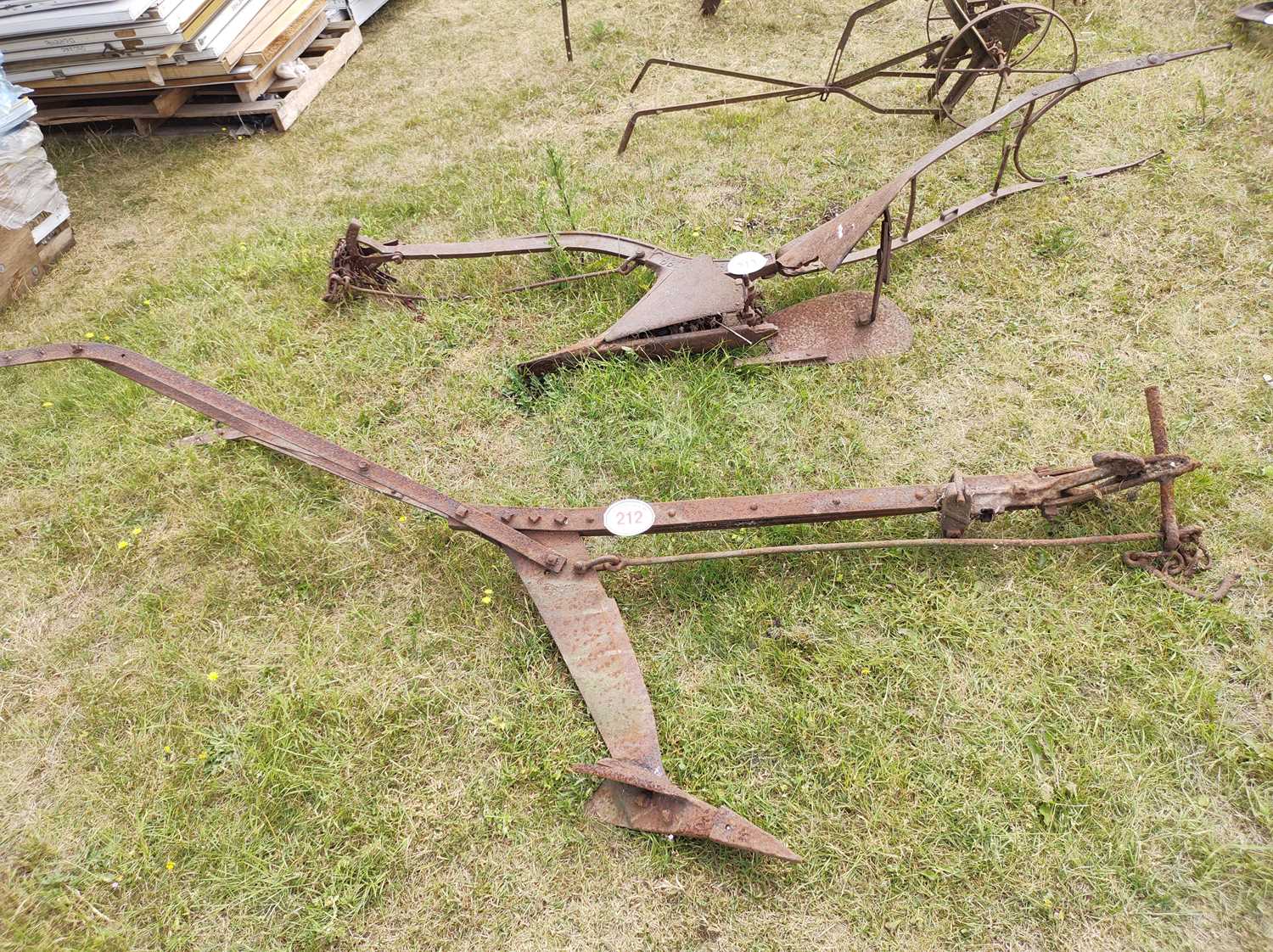 Lot 212 - Horsedrawn plough