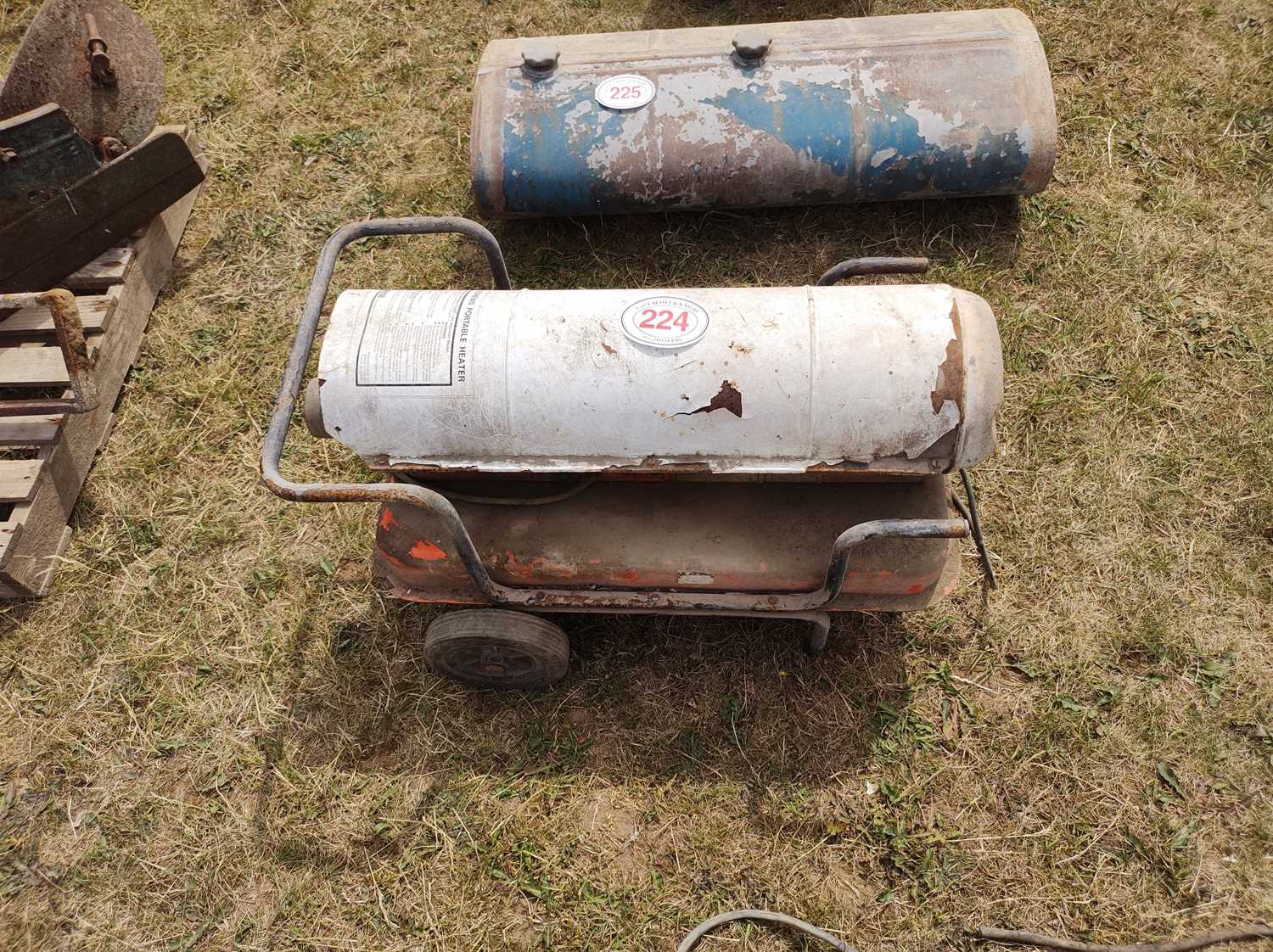 Lot 224 - Diesel workshop heater