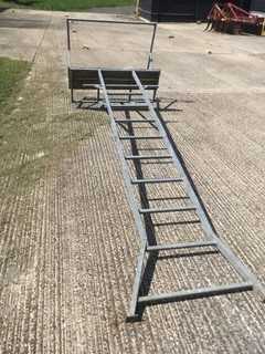 Lot 261 - Galvanised stalkers high seat - NO VAT