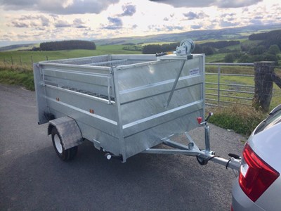 Lot 29 - Gamic bespoke quad trailer - made 2020. 7'6" x...