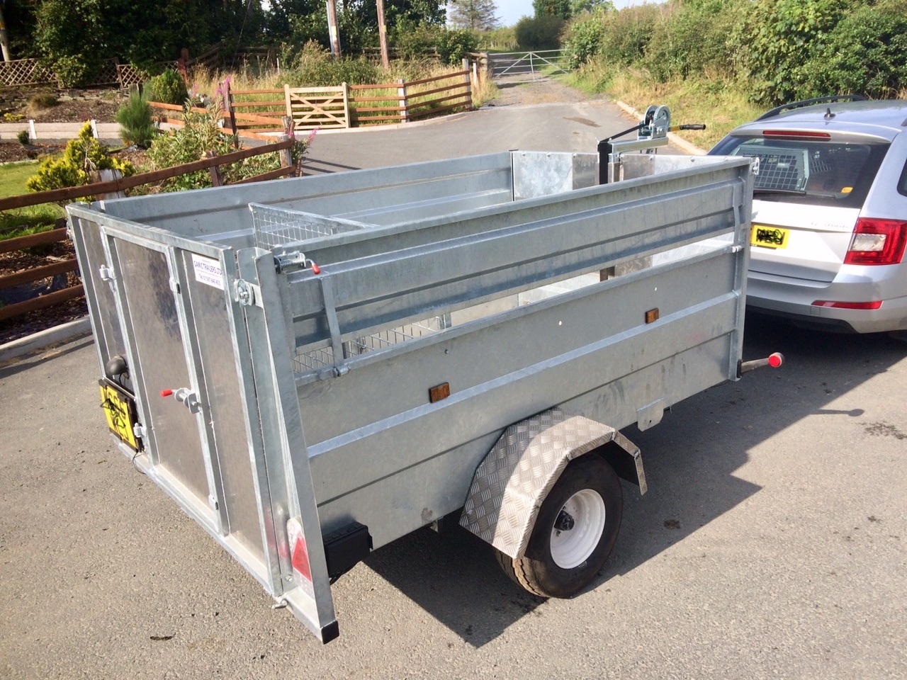 Lot 29 - Gamic bespoke quad trailer - made 2020. 7'6