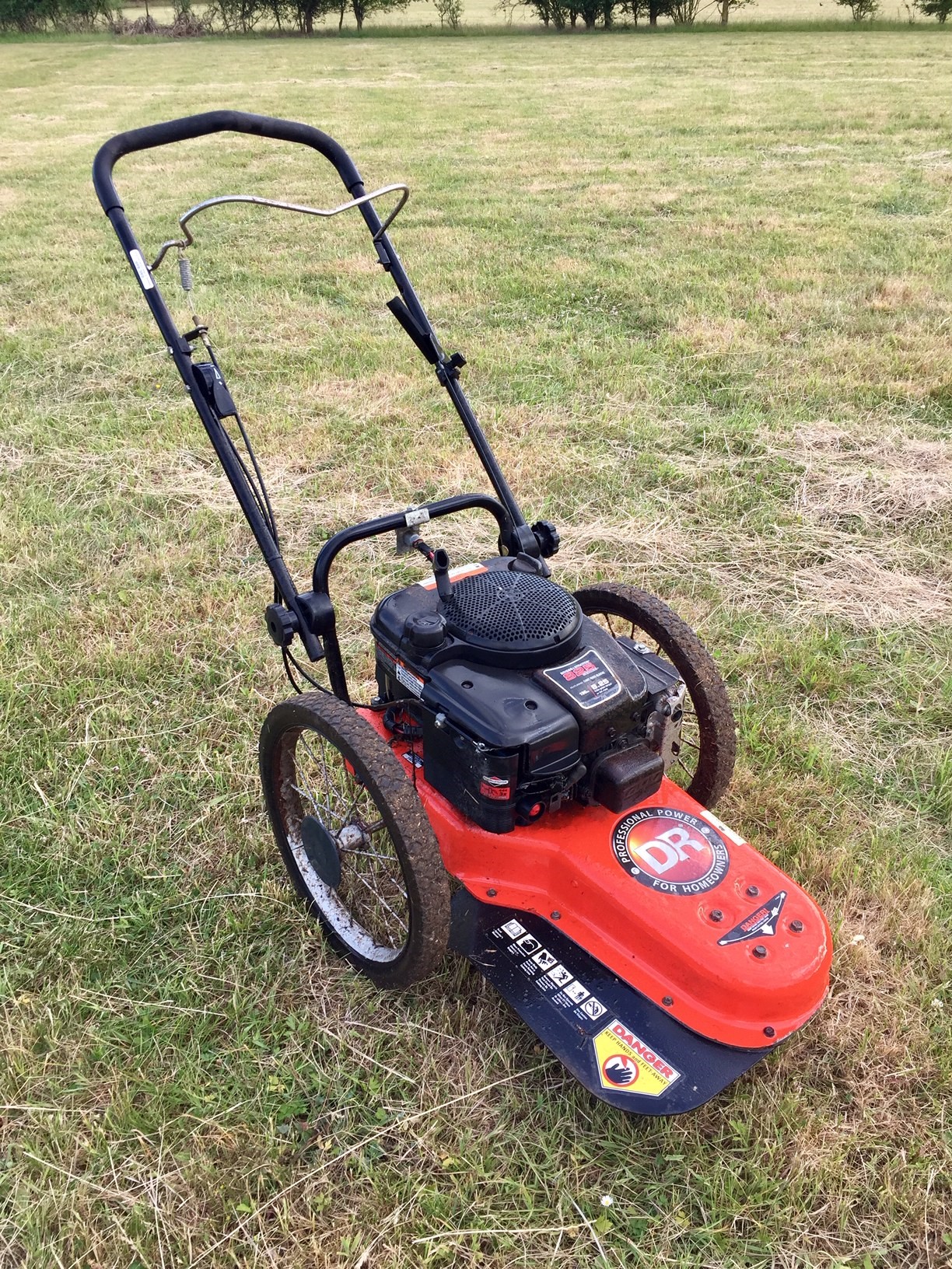 Lot 32 Professional Wheeled Petrol Strimmer with