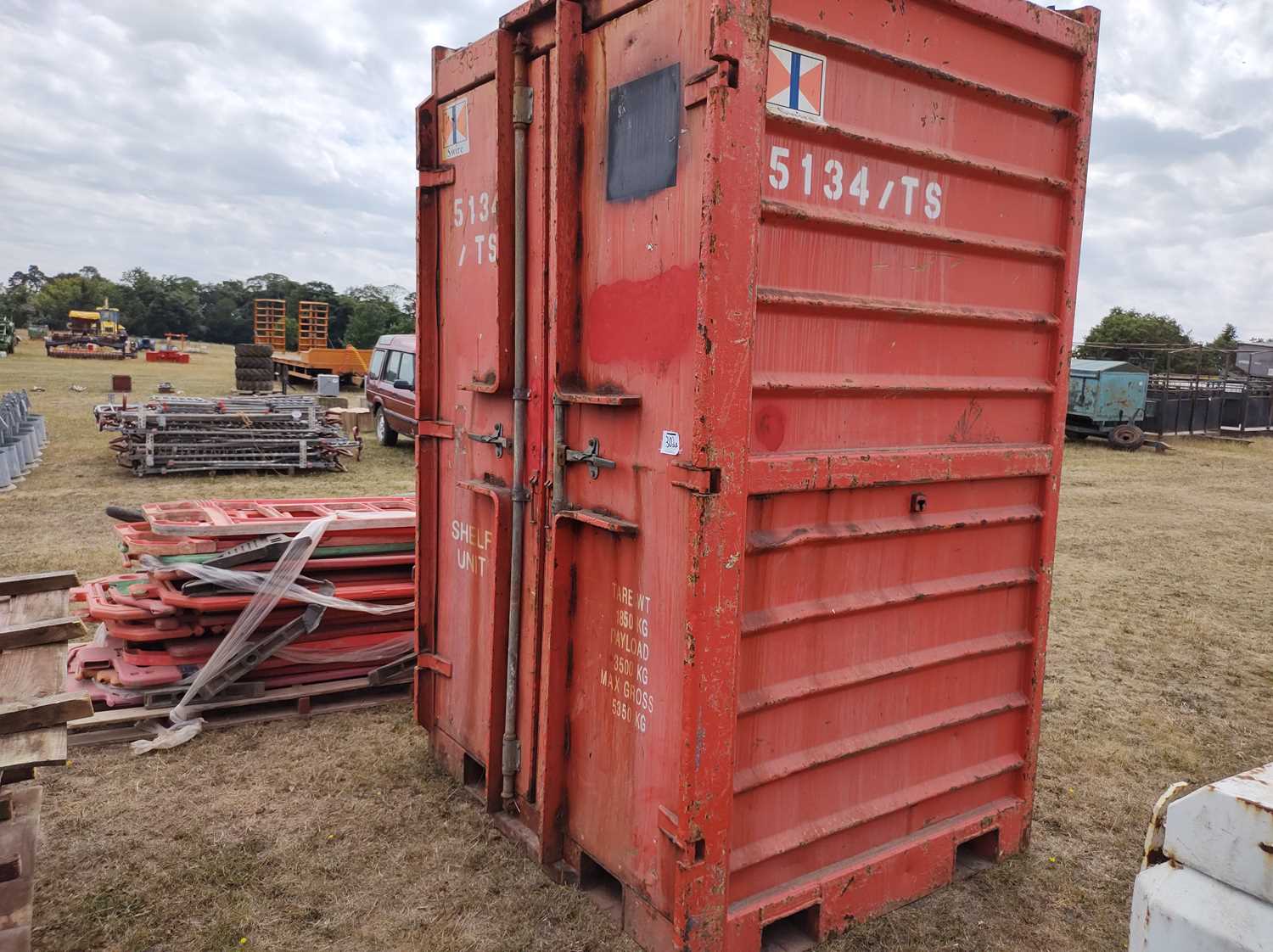 Lot 302 - Red Storage Container