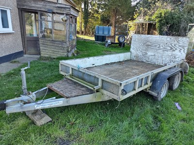 Lot 46 - Ifor Williams 10ft Plant Trailer