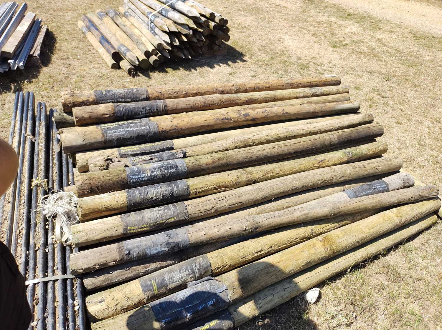 Lot 58 - Wooden Fence Posts