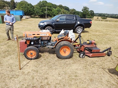 Lot 740 - Kubota Compact Tractor c/w Topper