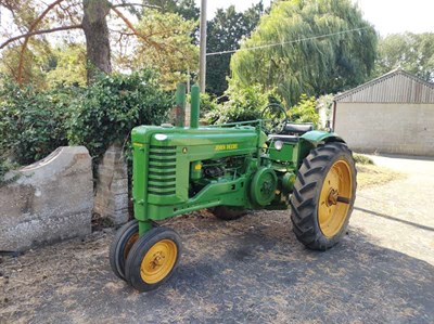 Lot 33 - John Deere Series A Tractor. Bought since new....