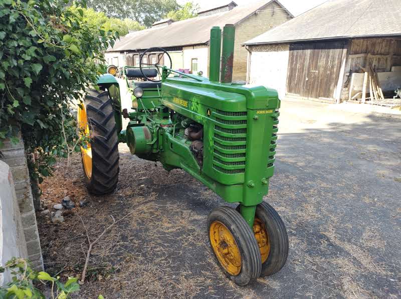 Lot 33 John Deere Series A Tractor. Bought since new.