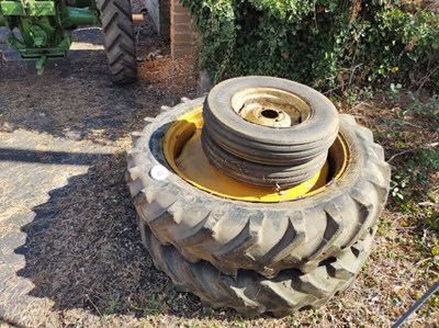 Lot 45 - Pair of Front and Rear Tyres for a John Deere...