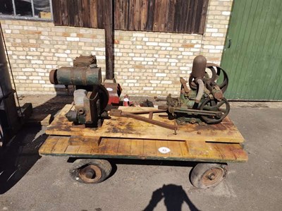 Lot 42 - Lister Engine with Water Pump (Located in...