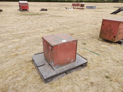 Lot 205 - Metal Storage Box 2' x 2'