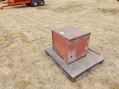 Lot 205 - Metal Storage Box 2' x 2'