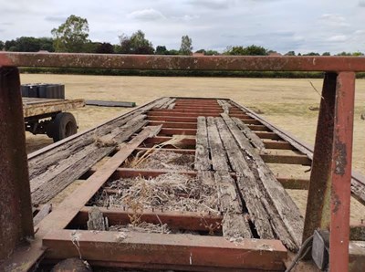 Lot 217 - 40ft Flat Bed Trailer