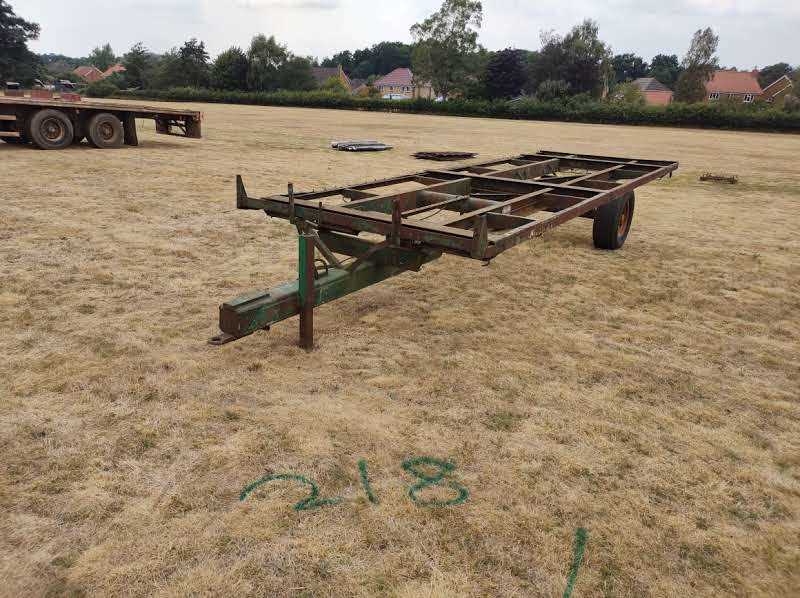 Lot 218 - 23ft Flat Bed Trailer