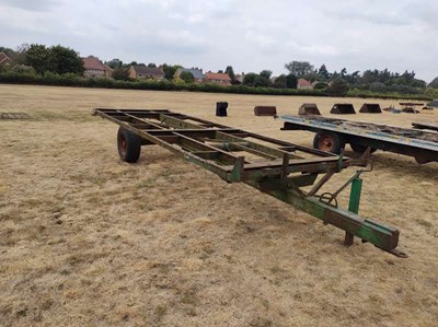 Lot 218 - 23ft Flat Bed Trailer