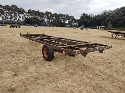 Lot 218 - 23ft Flat Bed Trailer