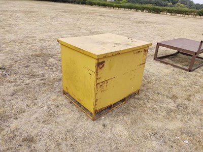 Lot 243 - Metal Box (Yellow)