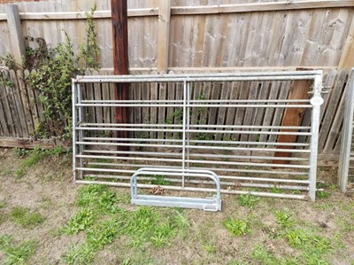 Lot 116 - Pair of 8' Steel Gates (Located in Sicklesmere)