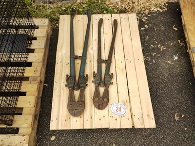 Lot 24 - 2 x Bolt cutters