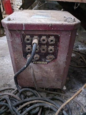 Lot 41 - Ferrous 3 phase electric ark welder. In good...