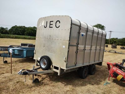 Lot 129 - Ifor Williams DP120 livestock trailer 12ft