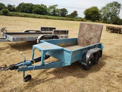 Lot 128 - Ifor Williams Plant Trailer. Length 2500 x...