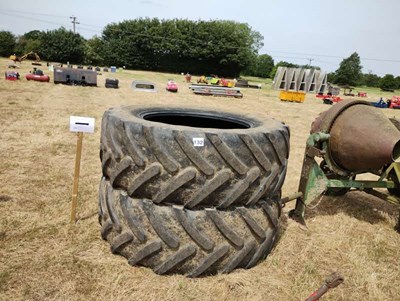 Lot 132 - 650/6s R42 Tyres. 25% Tread.