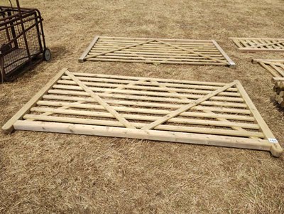 Lot 103 - 3m Wooden Gate. New/Unused.