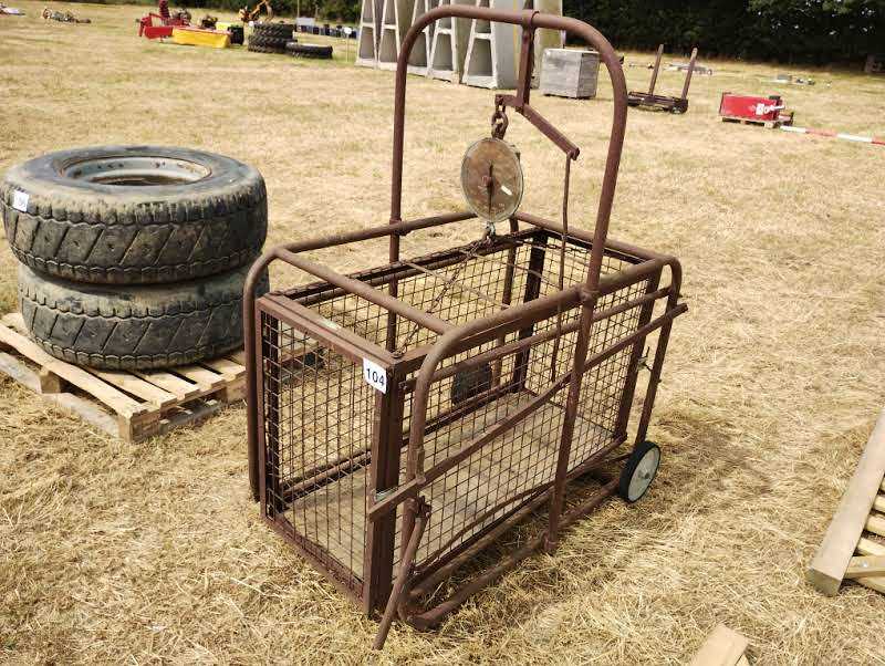 Lot 104 - Sheep Weighing Scales