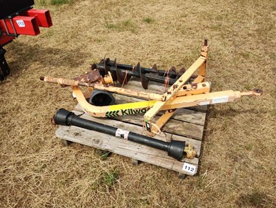 Lot 112 - Kilworth Pressure Post Hole Borer. Comes with...